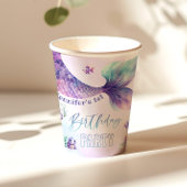 Gobelets En Papier Fête d'anniversaire sous la mer