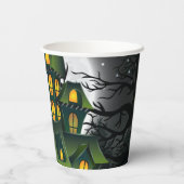 Gobelets En Papier Fête d'anniversaire Zombie Funny Halloween (Verso)