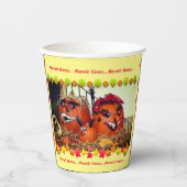 Gobelets En Papier Fête d'automne (Recto)