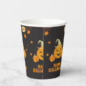 Gobelets En Papier fête d'automne citrouille halloween (Droite)