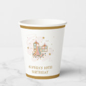 Gobelets En Papier Fête d'aventure en terrain de jeu (Recto)