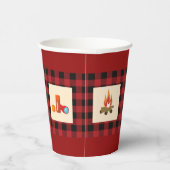 Gobelets En Papier Fête de camping personnalisée (Droite)