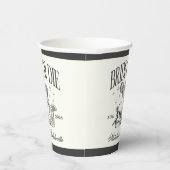 Gobelets En Papier Fête De Cocktail De Mariée Ou De Mort Sur Mesure (Droite)