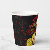 Gobelets En Papier Fête de costume clown d'Halloween effrayant (Recto)