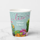 Gobelets En Papier Fête de Couple Fiesta Taco 'bout Love (Verso)