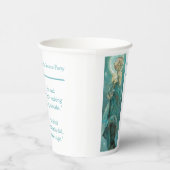 Gobelets En Papier Fête de Divorce au clair de lune Vert (Droite)