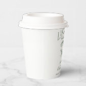 Gobelets En Papier Fête de Fiançailles Côtière Cocktail Vert (Droite)