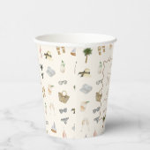 Gobelets En Papier Fête de Fiançailles d'Été au Bord de la Mer pour u (Droite)