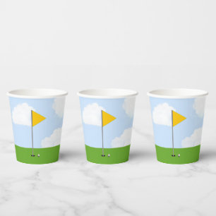 Gobelets En Papier Fête de golf