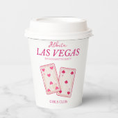 Gobelets En Papier fête de la bachelorette de las vegas (Recto)