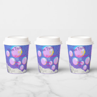 Gobelets En Papier Fête de la mousse Anniversaire