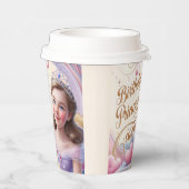 Gobelets En Papier Fête de la princesse Joyeux anniversaire (Droite)