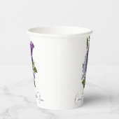 Gobelets En Papier Fête de mariage aux lilas violets (Droite)