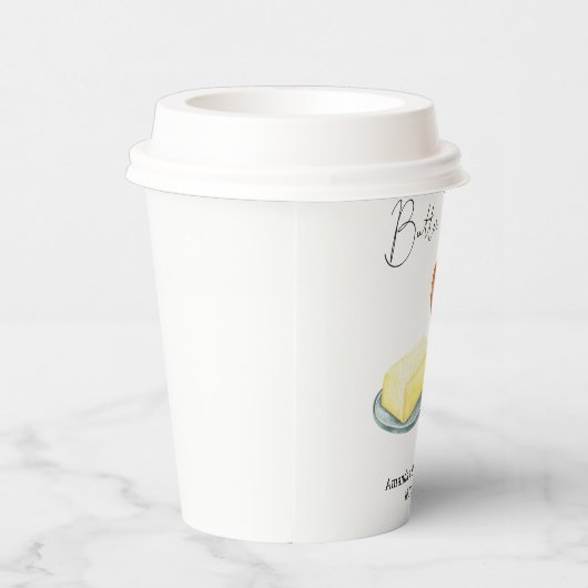 Gobelets En Papier Fête de mariage Beurre Ensemble  (Droite)