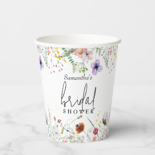 Gobelets En Papier Fête de mariage champêtre