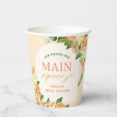 Gobelets En Papier Fête de mariage Main Squeeze Citrus (Recto)