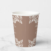 Gobelets En Papier Fête de mariage Mocha Brown Talavera espagnole (Droite)