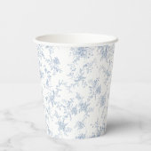 Gobelets En Papier Fête de mariage : quelque chose de bleu (Verso)