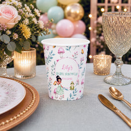 Gobelets En Papier Fête de naissance de la Princesse Grenouille Bois