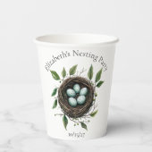 Gobelets En Papier Fête de nidification bébé Nid d'oiseau (Verso)