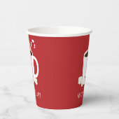 Gobelets En Papier Fête de Noël Chocolat chaud cacao chaud (Gauche)