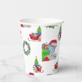 Gobelets En Papier Fête de Noël de la coupe du papier (Droite)