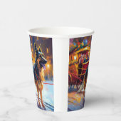 Gobelets En Papier Fête de Noël des bergers allemands (Droite)