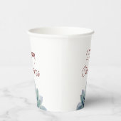 Gobelets En Papier Fête de Noël Desert Botanical Succulent (Droite)