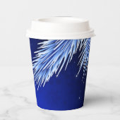 Gobelets En Papier Fête de Noël du logo de l'entreprise (Verso)