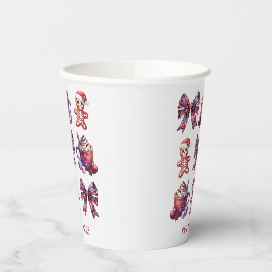 Gobelets En Papier Fête de Noël Ier Halloween (Gauche)