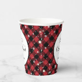 Gobelets En Papier Fête de Noël Red Buffalo débarqué (Droite)