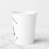 Gobelets En Papier Fête de Noël Russe Plaid Tree (Gauche)