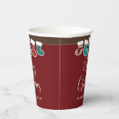 Gobelets En Papier Fête de Noël simple moderne (Droite)