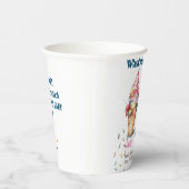 Gobelets En Papier Fête de révélation de genre de crème glacée (Droite)