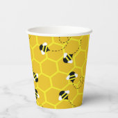 Gobelets En Papier Fête des abeilles Fête des enfants (Verso)