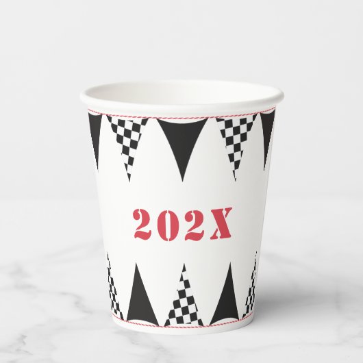 Gobelets En Papier Fête des drapeaux (Verso)