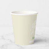 Gobelets En Papier Fête des éléphants blancs illustrée (Recto)