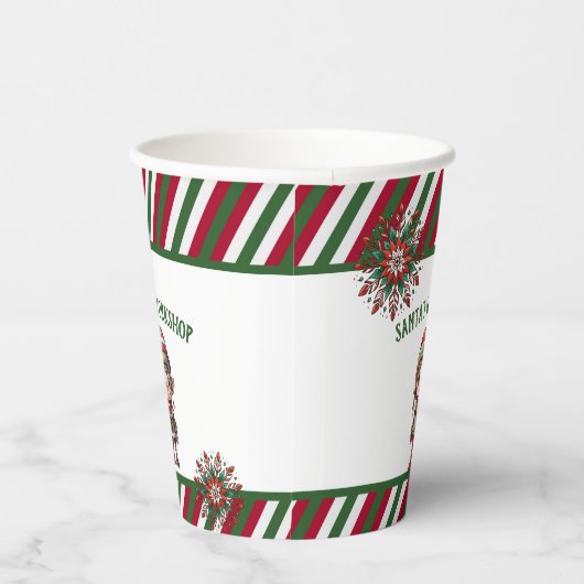 Gobelets En Papier Fête des Elfes de Noël (Droite)