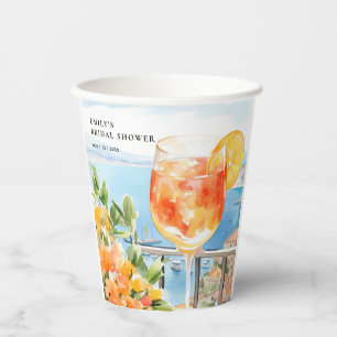 Gobelets En Papier Fête des mariées Aperol Spritz Amalfi