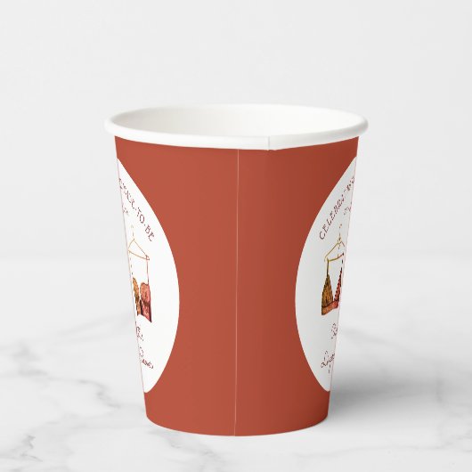 Gobelets En Papier Fête des mariées de lingerie en dentelle noire (Droite)