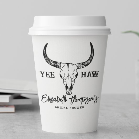 Gobelets En Papier Fête des mariées personnalisée Mariage occidental