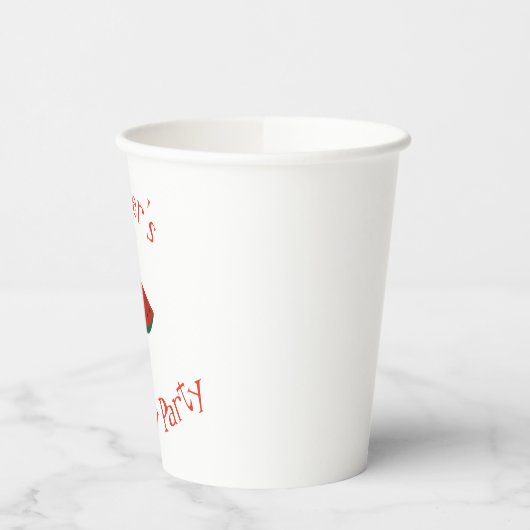 Gobelets En Papier Fête d'été de la pastèque Red Melon (Gauche)