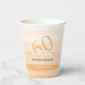 Gobelets En Papier Fête d'été moderne en rose (Verso)