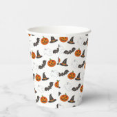 Gobelets En Papier Fête d'Halloween Citrouille chauve sorcière fantôm (Droite)