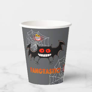 Gobelets En Papier Fête d'Halloween Fangtastique Épouvantable