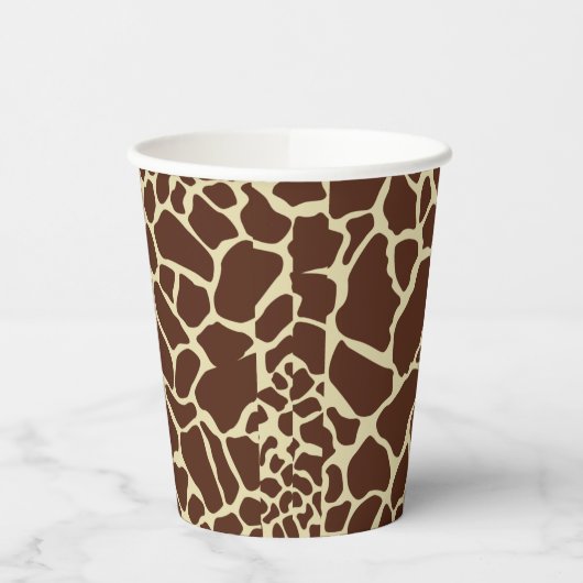 Gobelets En Papier Fête d'impression Giraffe (Gauche)