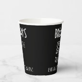 Gobelets En Papier Fête du 5e anniversaire : Style Art Déco + Nom per (Gauche)