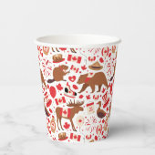 Gobelets En Papier Fête du Canada (Verso)