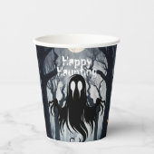 Gobelets En Papier Fête du costume de forêt hantée Halloween Ghost (Recto)