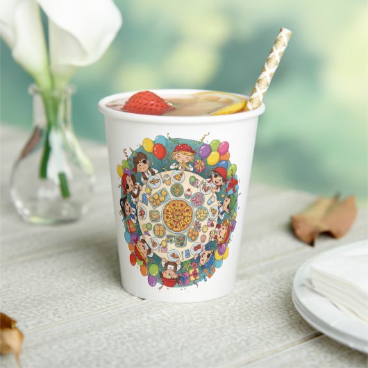 Gobelets En Papier Fête du costume de pirate pour enfants (Insitu)